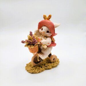 Vintage World Bazaars "Bunny & Me" Hand Painted Figurine